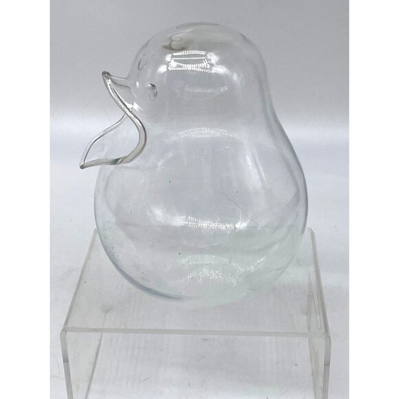 MCM Pyrex Open Mouth Chicken Hen Candy Nut Dispenser Bird Clear - Picture 3 of 8